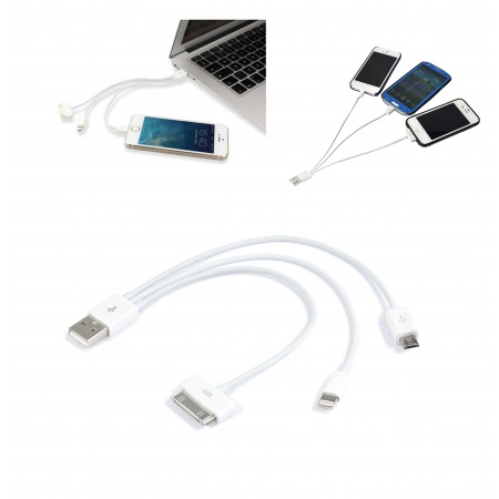 3in1 USB Phone Cable -IDC1505