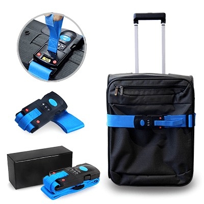 Luggage Strap With Weighing Scale