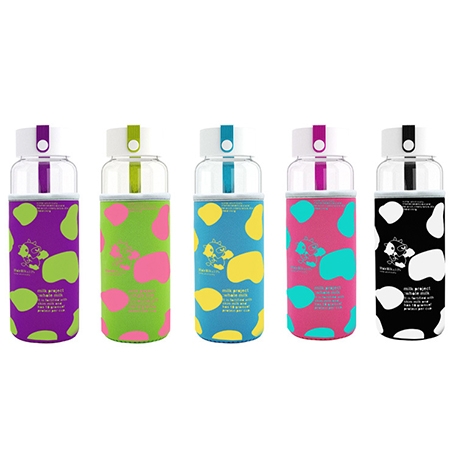 360ml Glass Tumbler with Pouch-TUP1507