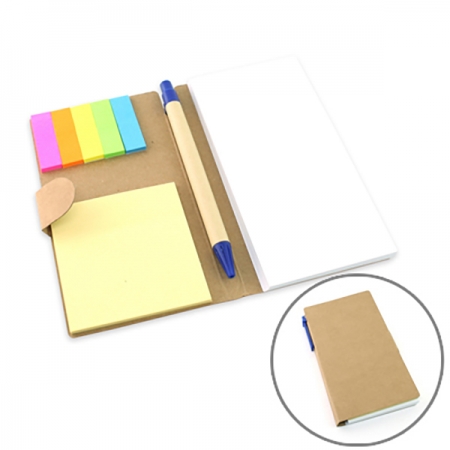 ECO Notepad & Post-It With Pen