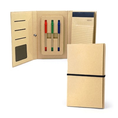 Eco-friendly Notepad With 3 Colours Ball pen