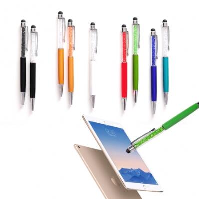 Crystal Pen with Stylus