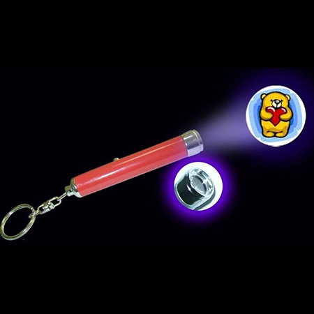 Keychain with Projection Flashlight -LKE1503