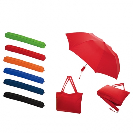 Foldable Tote Bag with Umbrella