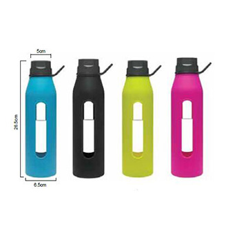 SILICONE CASE GLASS BOTTLE