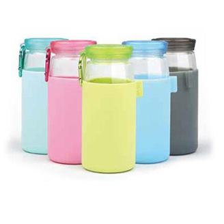 SILICONE CASE GLASS BOTTLE